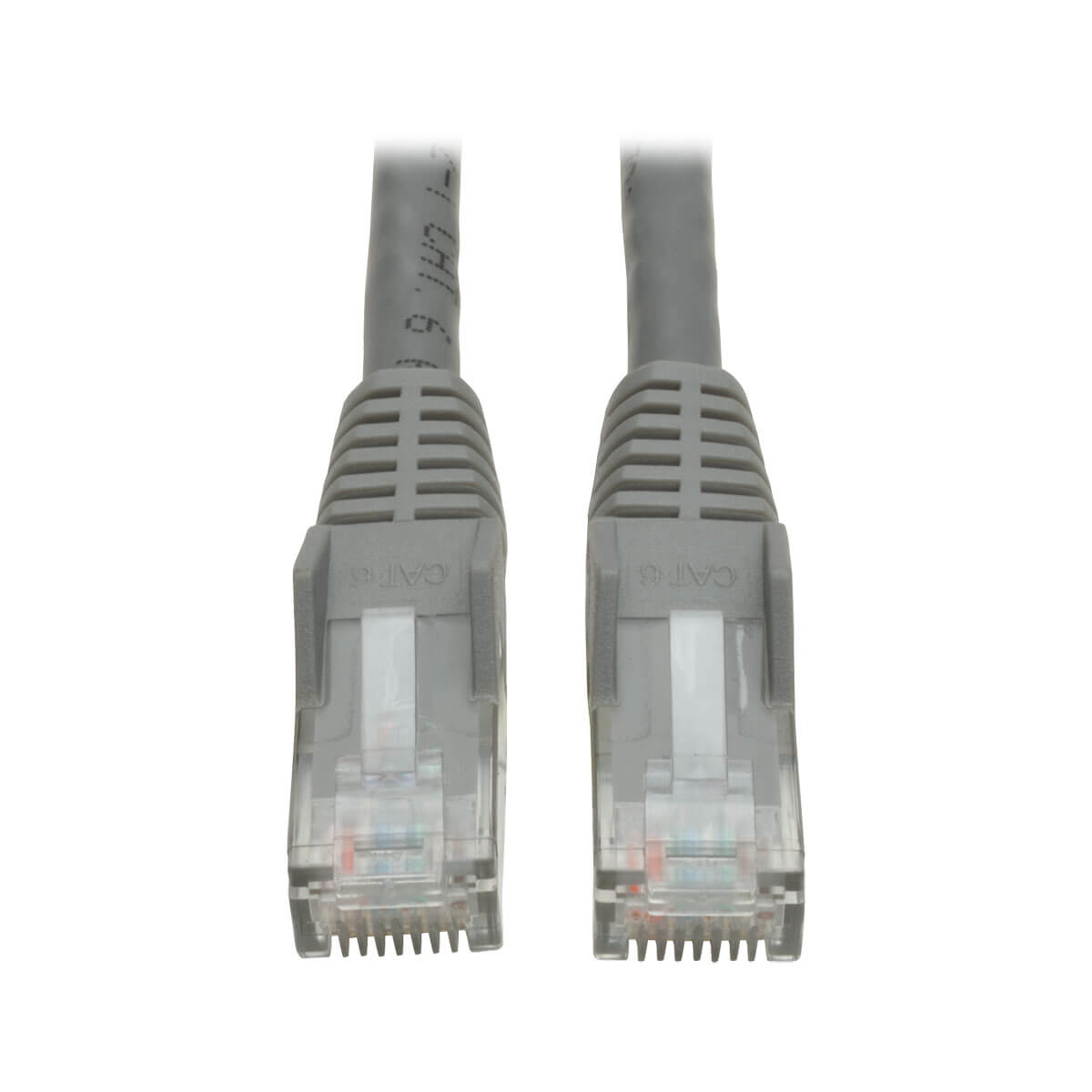 Tripp Lite N201-006-GY Cat6 Gigabit Snagless Molded (UTP) Ethernet Cable (RJ45 M/M), PoE, Gray, 6 ft. (1.83 m)