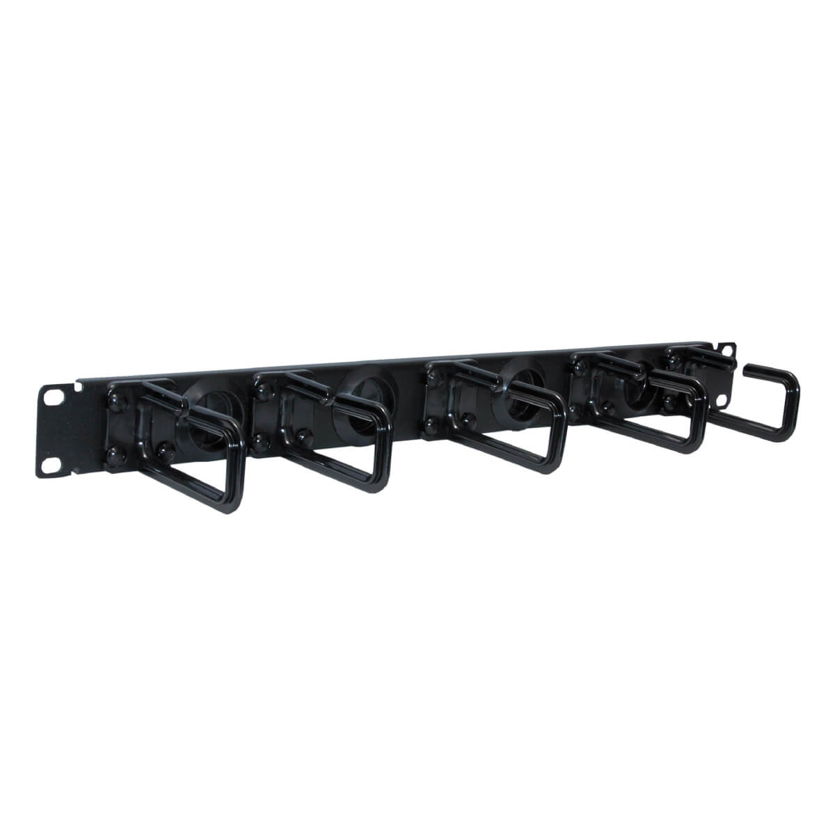 Tripp Lite SRCABLERING1U SmartRack 1U Horizontal Cable Manager - Flexible ring type