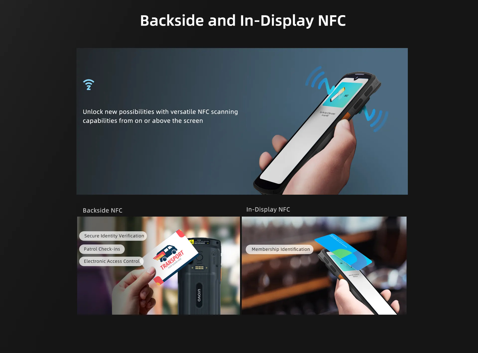 UROVO DT66,2.4GHz,2D,6.5",A13 (AER),8/128,WiFi/BT/5G,NFC,5000mAH,cable,PSU(EU),HS