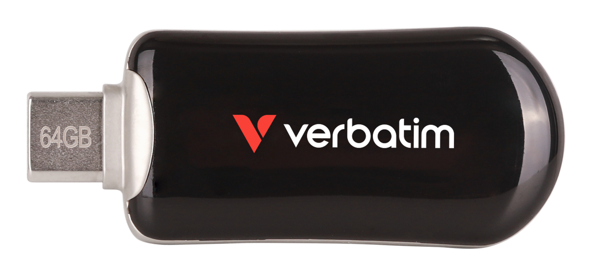 Verbatim Plectra USB-C Flash Drive Black 64GB