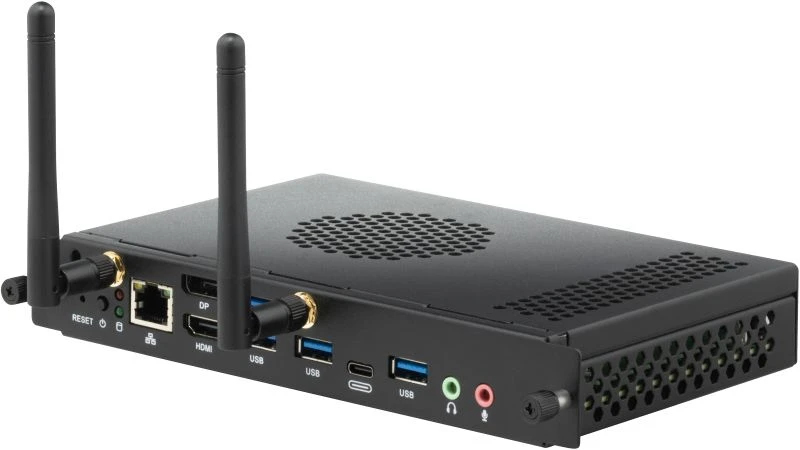 Viewsonic VPC35-W53-G1 PC/workstation Intel® Core™ i5 i5-1240P 8 GB DDR4-SDRAM 256 GB SSD Windows 11 Pro Slot-in PC Mini PC Black