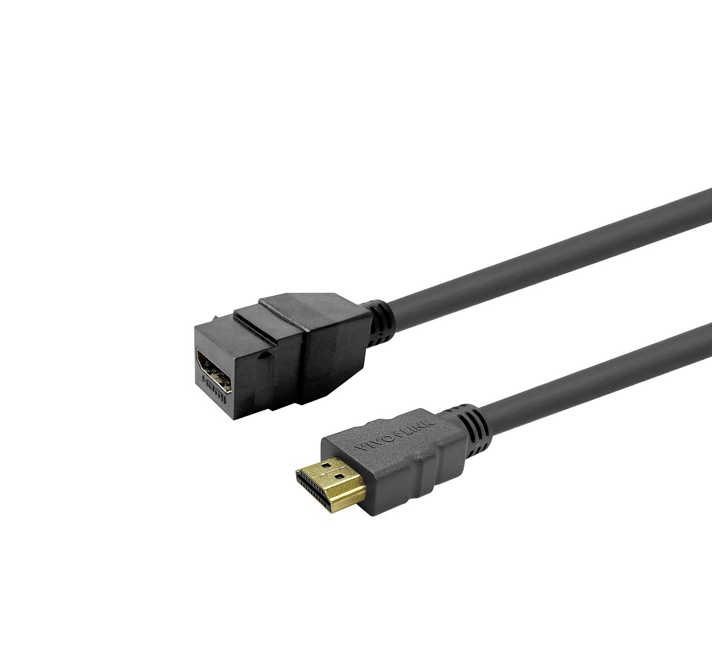 VivoLink Keystone Black HDMI Female to
