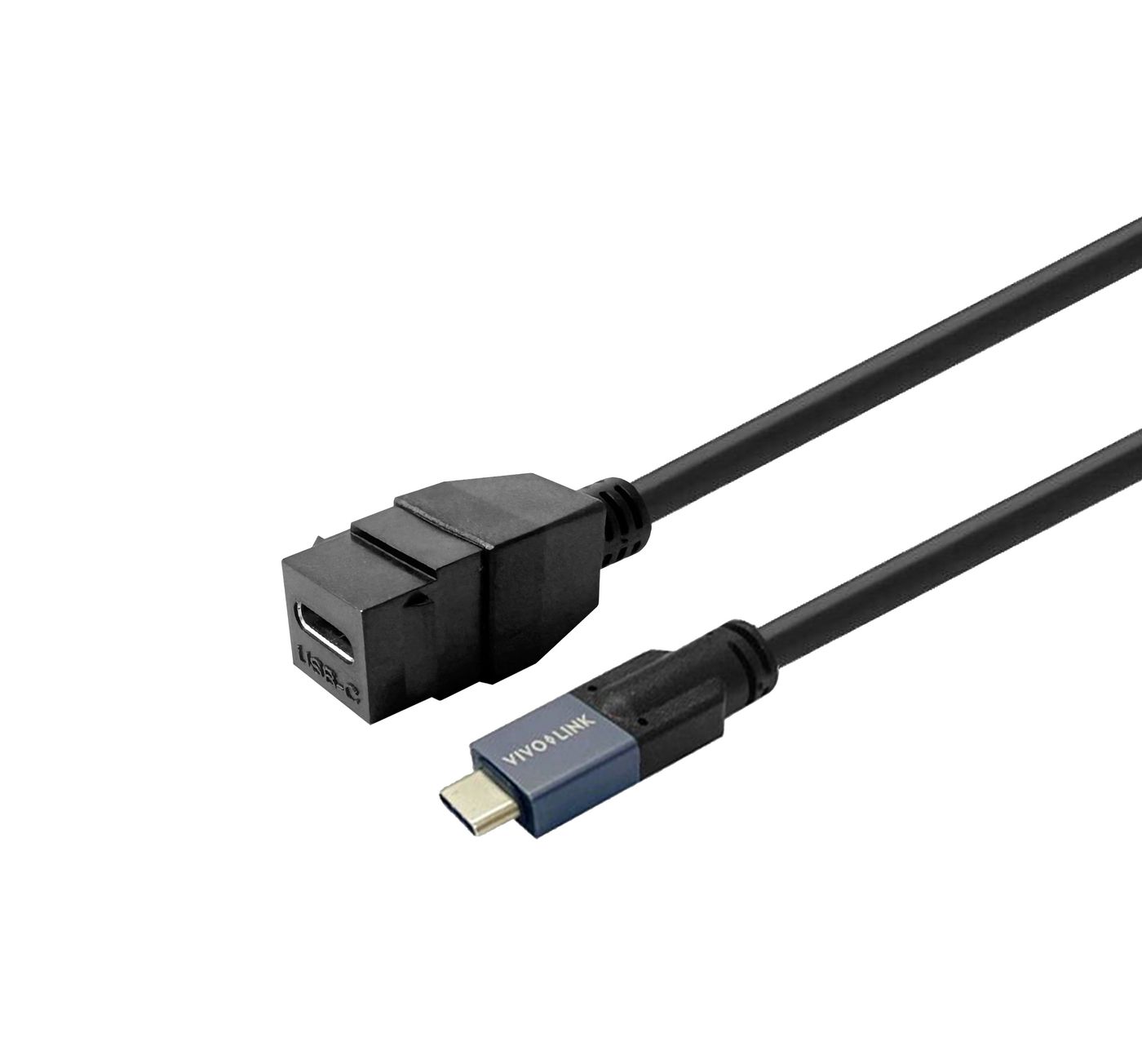 VivoLink USB-C male to female 2m