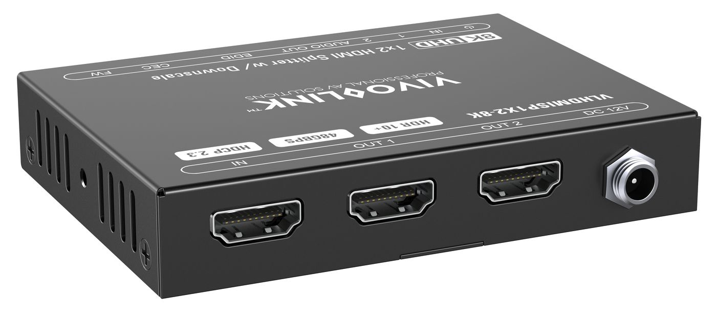 VivoLink HDMI splitter 1x2, 8K@60Hz