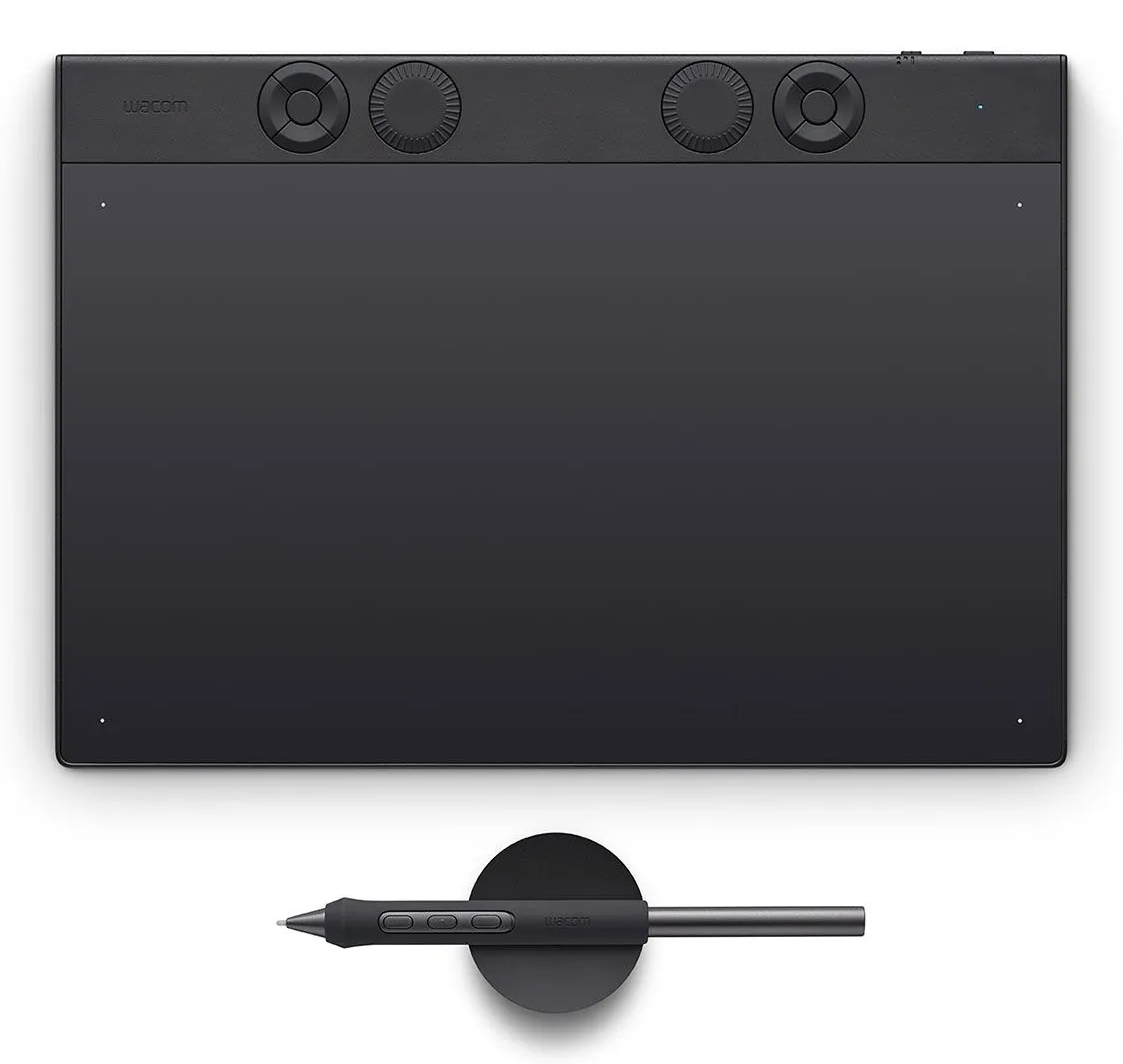 Wacom Intuos Pro Medium – 2025 graphic tablet Black 263 x 148 mm USB/Bluetooth