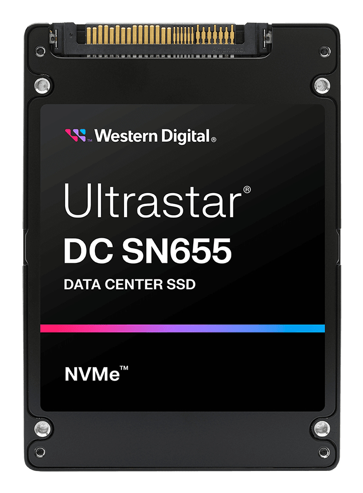 Western Digital Ultrastar DC SN655 61.4 TB U.3 PCI Express 4.0 NVMe TLC 3D NAND
