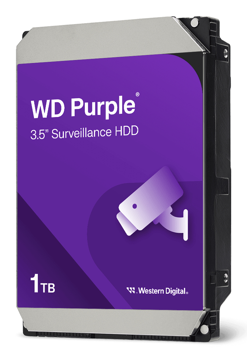 Western Digital Purple internal hard drive 1 TB 5400 RPM 64 MB 3.5" Serial ATA III