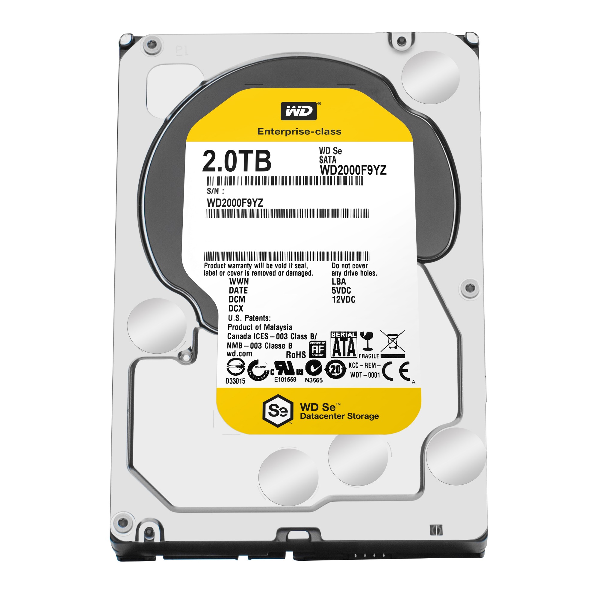 Western Digital 2TB 7.2K 3.5" SATA Hard Drive