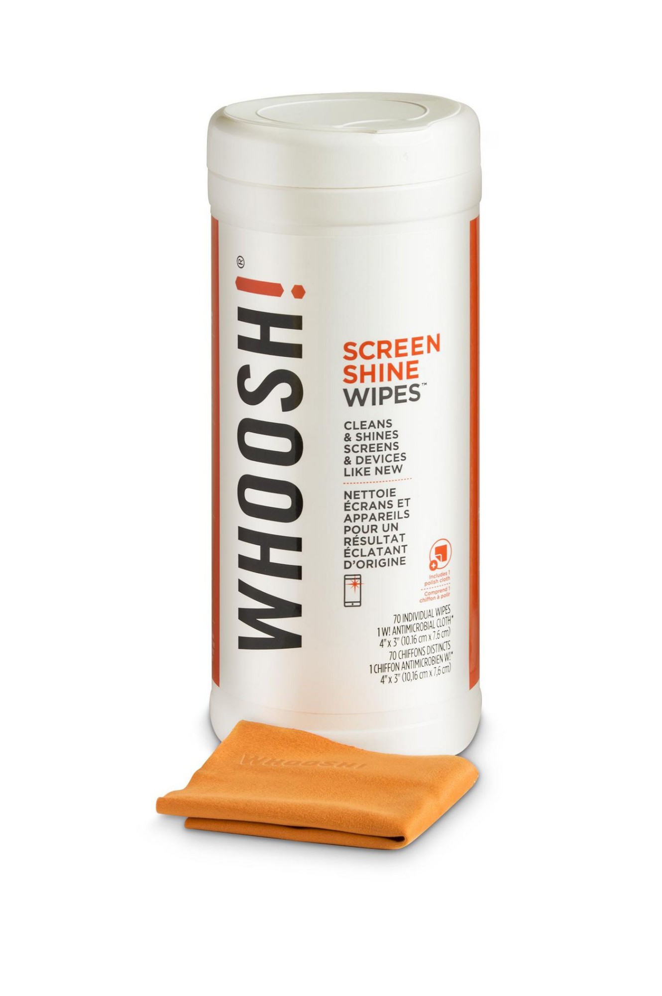 Whoosh! SCREEN SHINE WIPES 70 pack