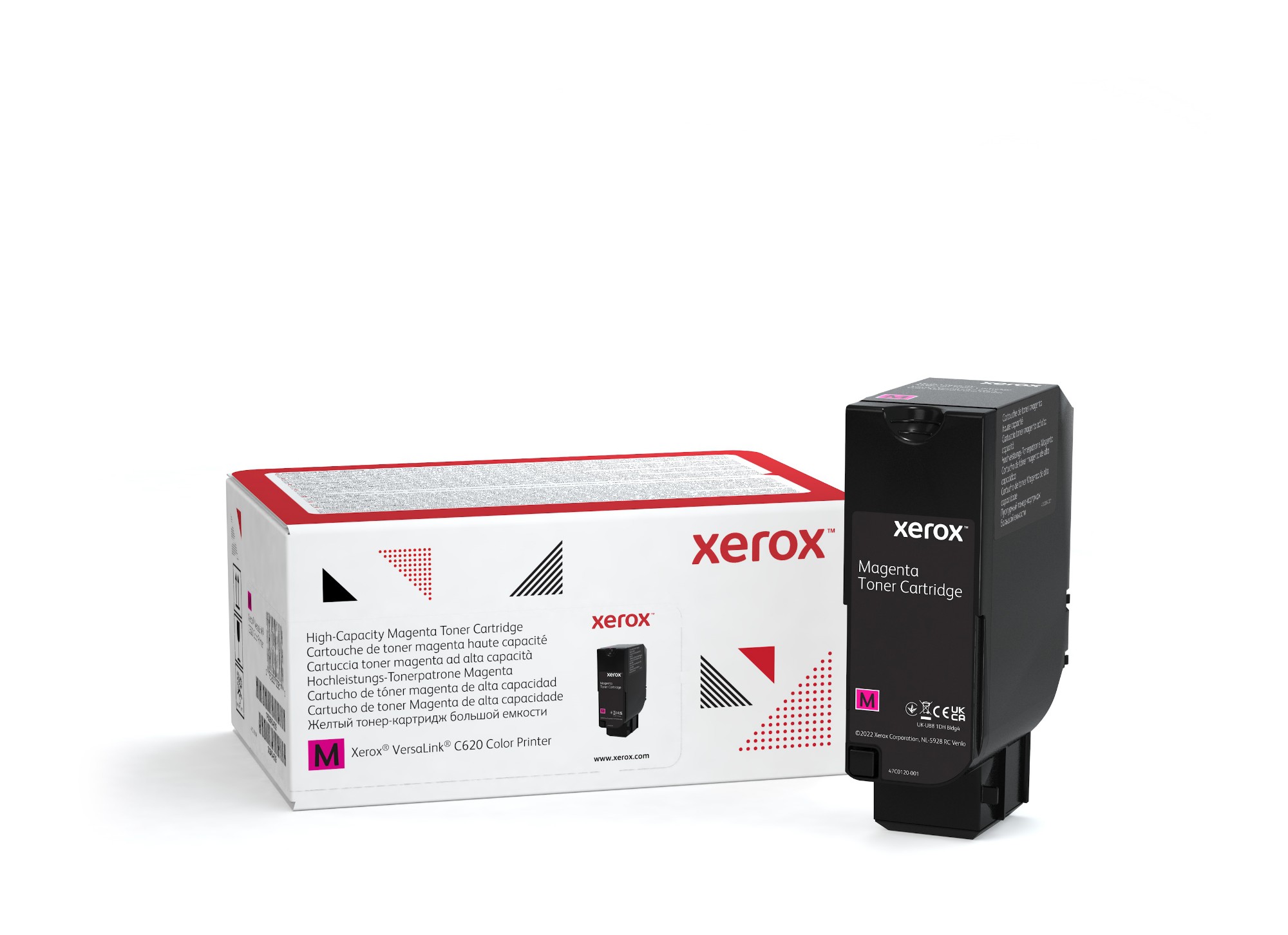 Xerox 006R04626 Toner-kit magenta high-capacity, 12K pages ISO/IEC 19752 for Xerox VersaLink C 620