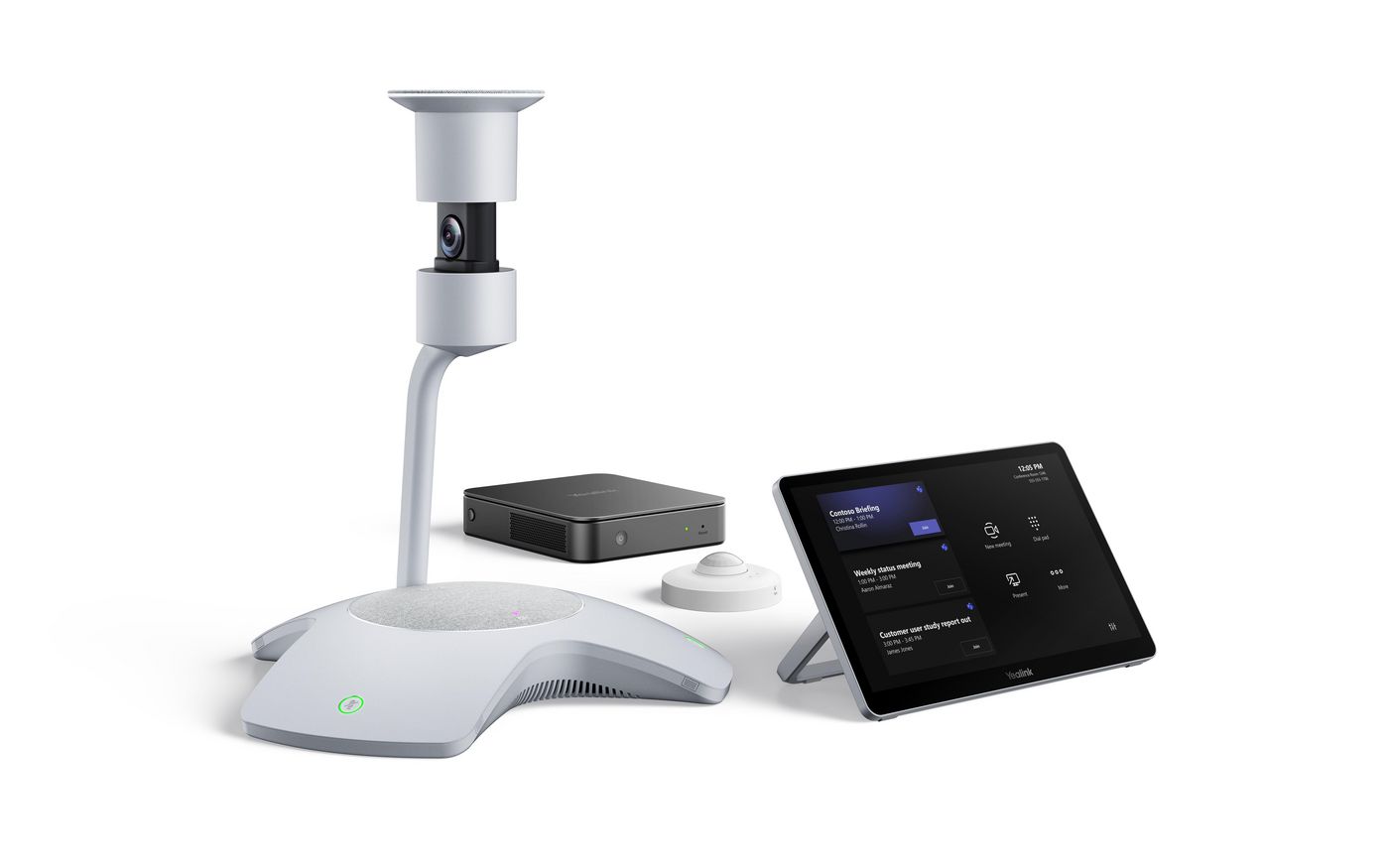 Yealink Native Microsoft Teams Rooms system for Small-to-medium rooms  Bundle includes:  SmartVision 60 MCore Pro-MS MTouch Plus RoomSensor