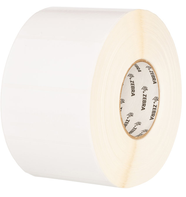 Zebra PolyPro 4000D Black, White Self-adhesive printer label